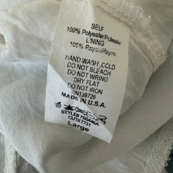 Vintage Y2K Honey Punch Womens Satin Mini Skirt sz Large Icy Blue Floral Fairy - Picture 7 of 8